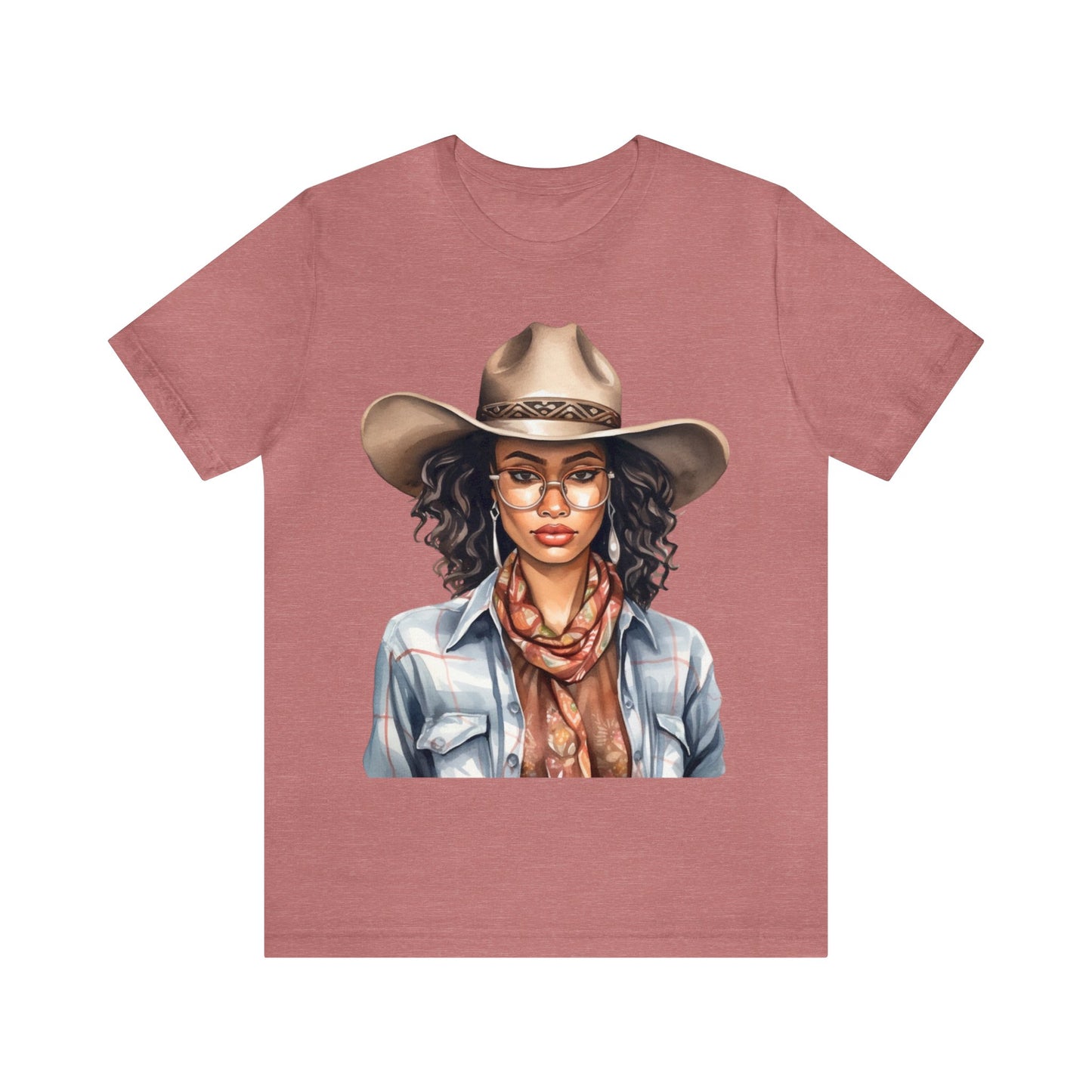 Unisex Black Cowgirl Shirt