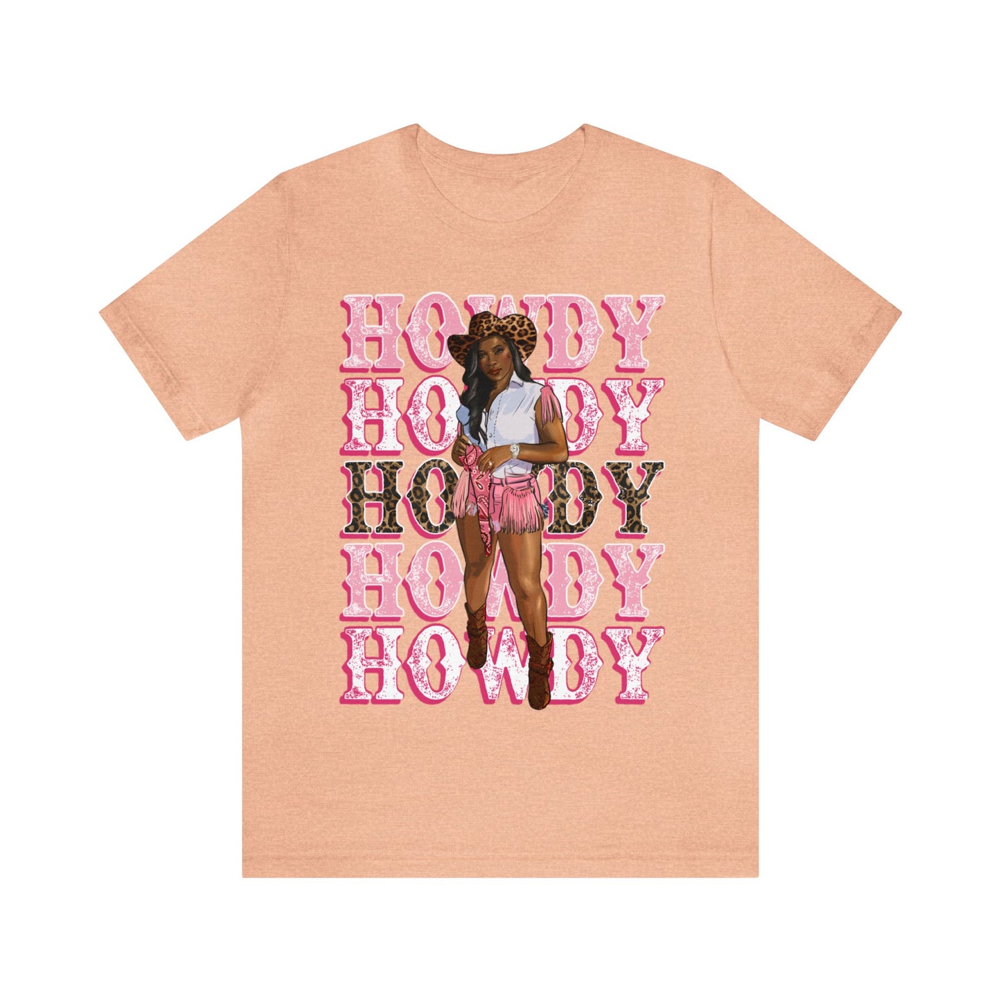 Howdy Black Cowgirl Unisex Tee