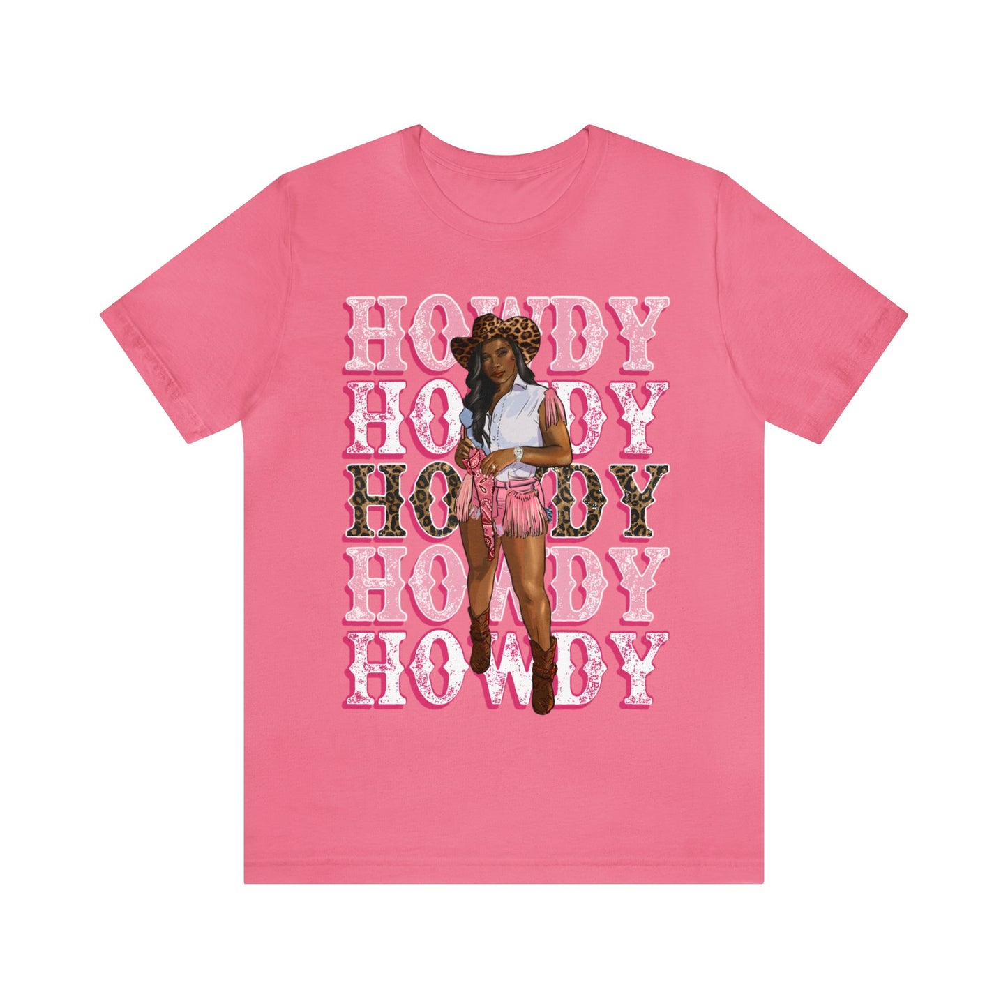 Howdy Black Cowgirl Unisex Tee