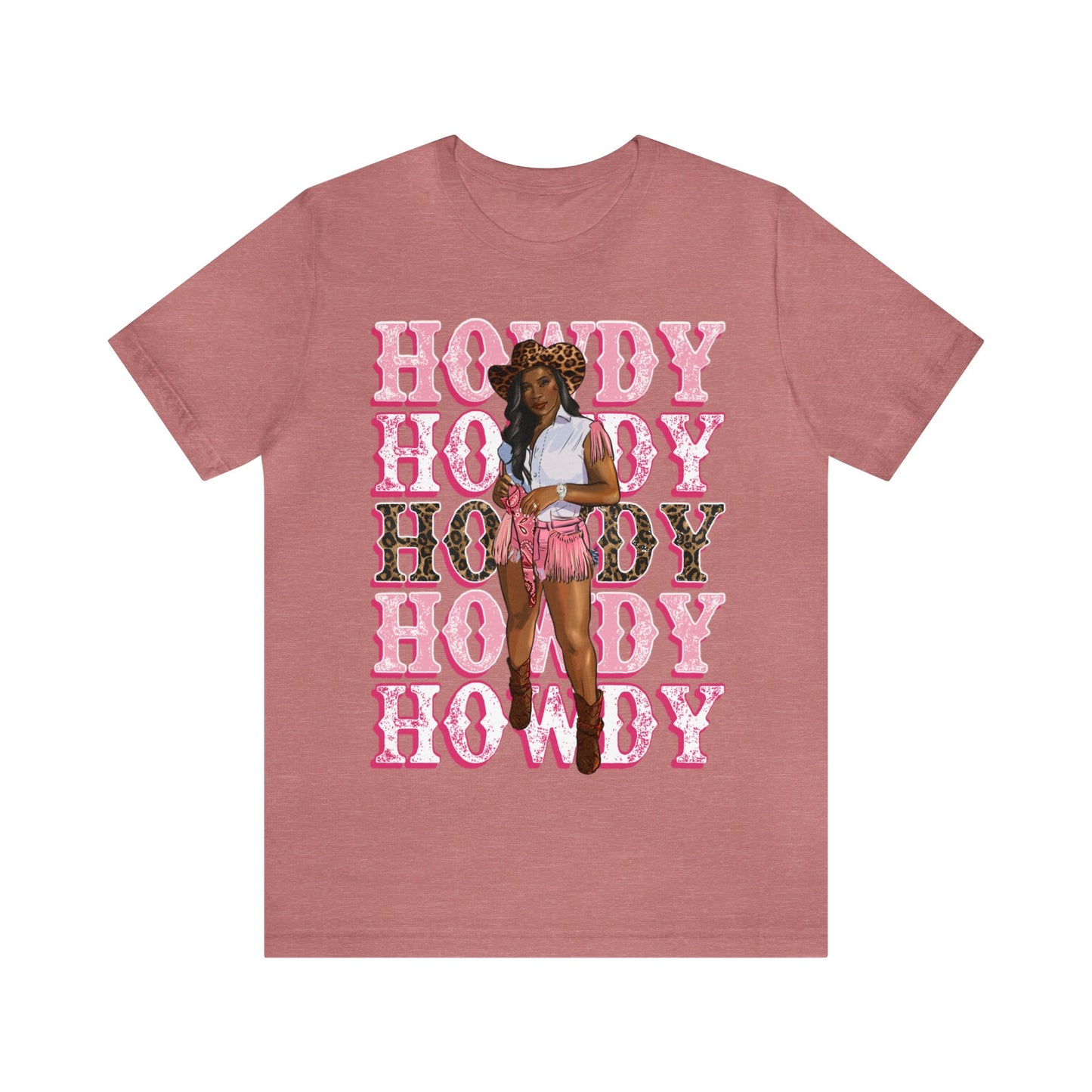 Howdy Black Cowgirl Unisex Tee