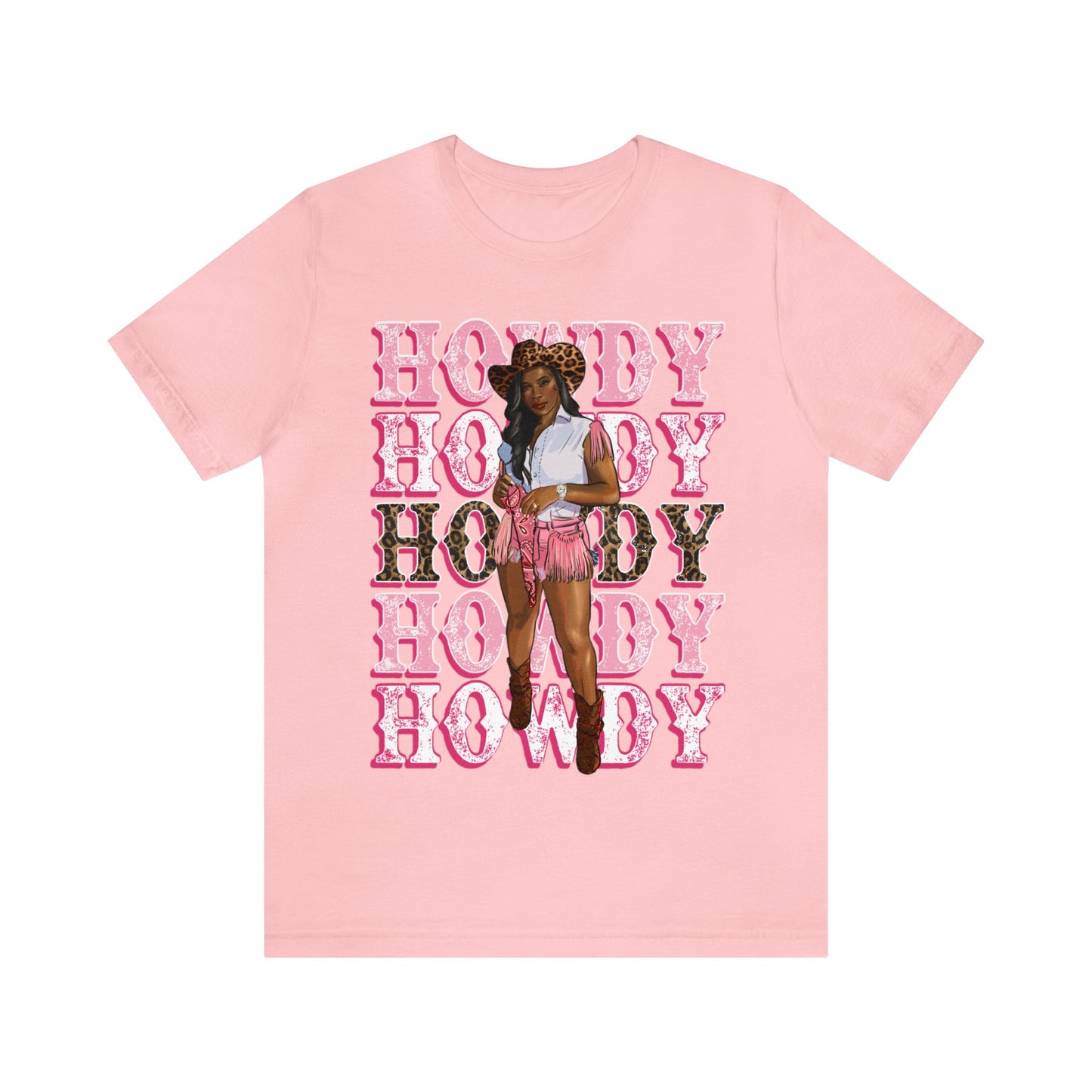 Howdy Black Cowgirl Unisex Tee