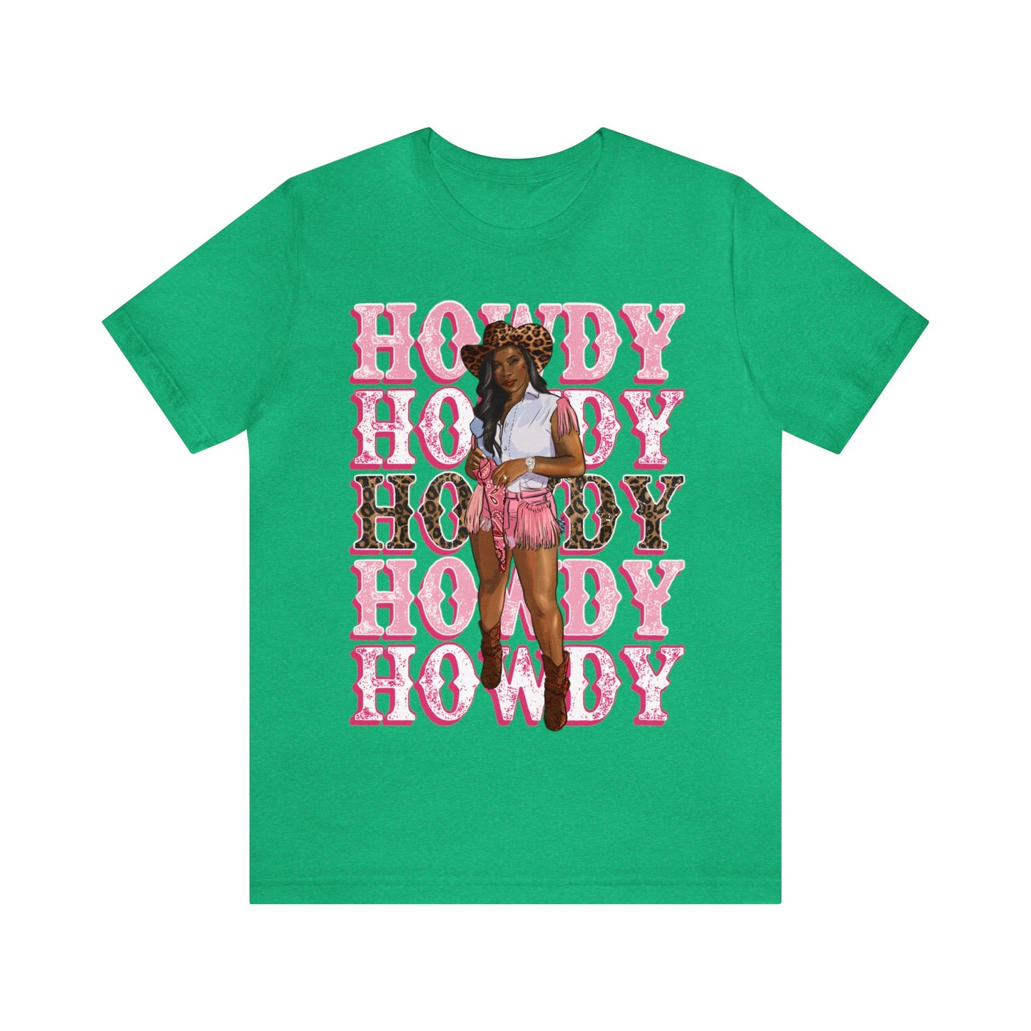 Howdy Black Cowgirl Unisex Tee