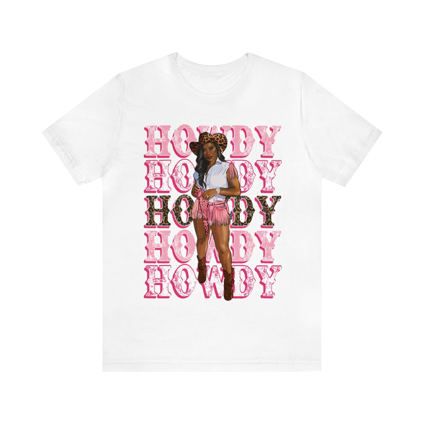 Howdy Black Cowgirl Unisex Tee