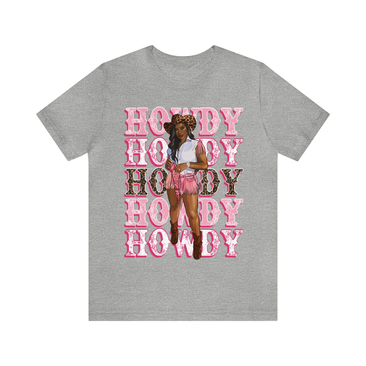 Howdy Black Cowgirl Unisex Tee