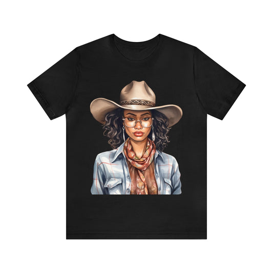 Unisex Black Cowgirl Shirt