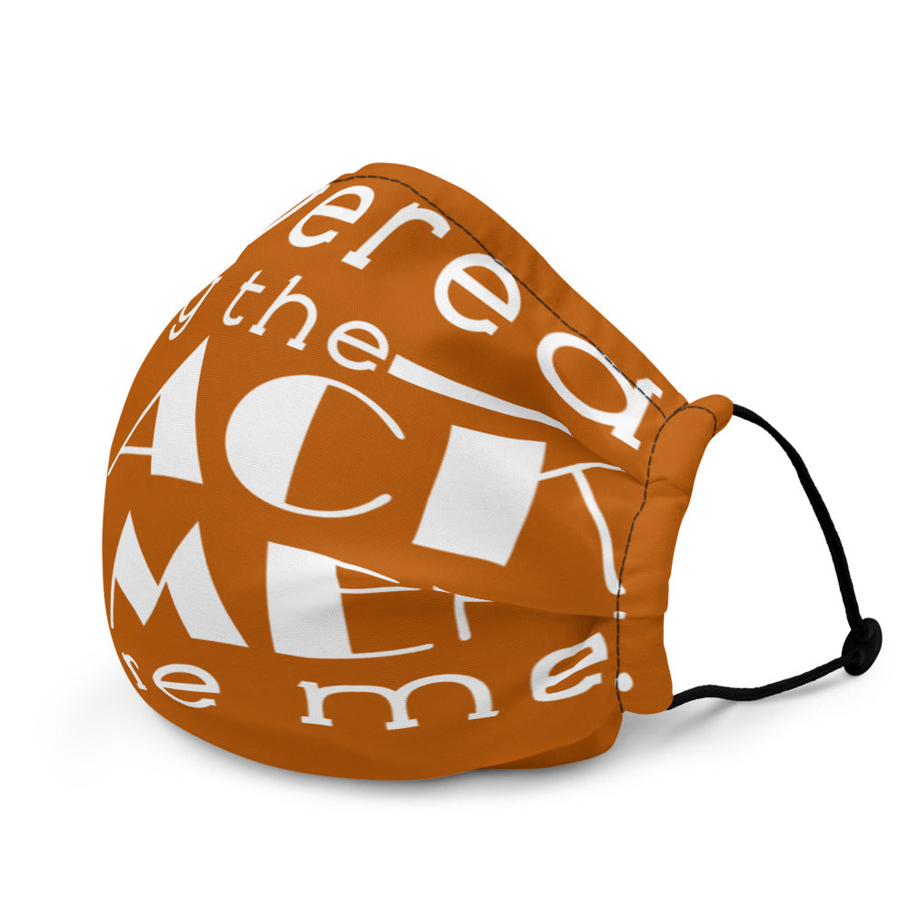 Powered By Black Women Before Me Premium Face Mask