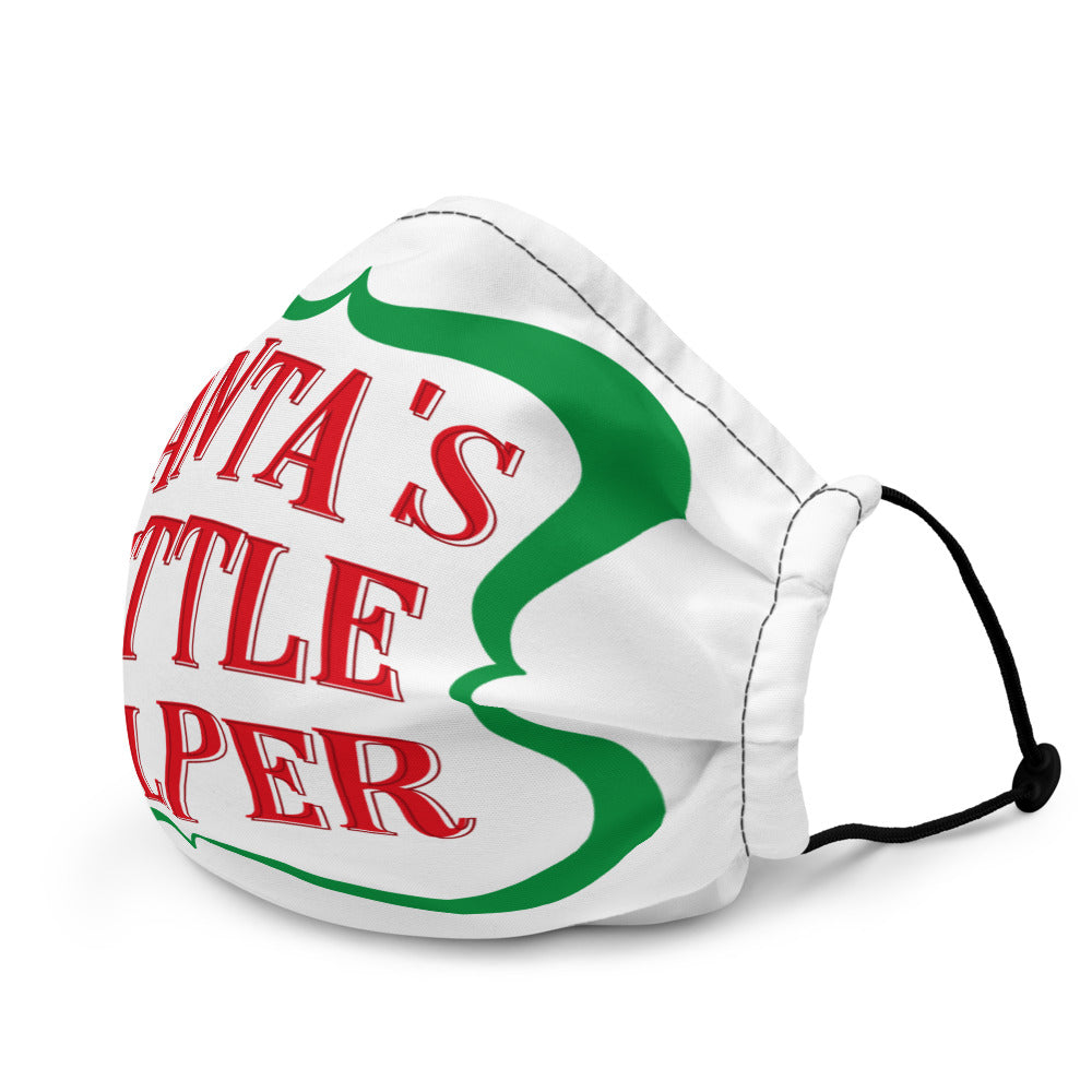 Santa's Little Helper Premium Face Mask