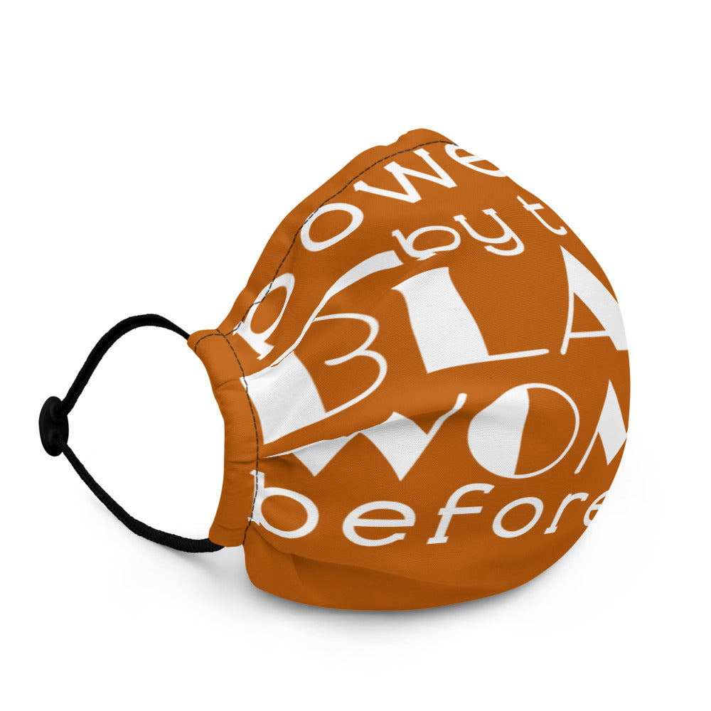 Powered By Black Women Before Me Premium Face Mask