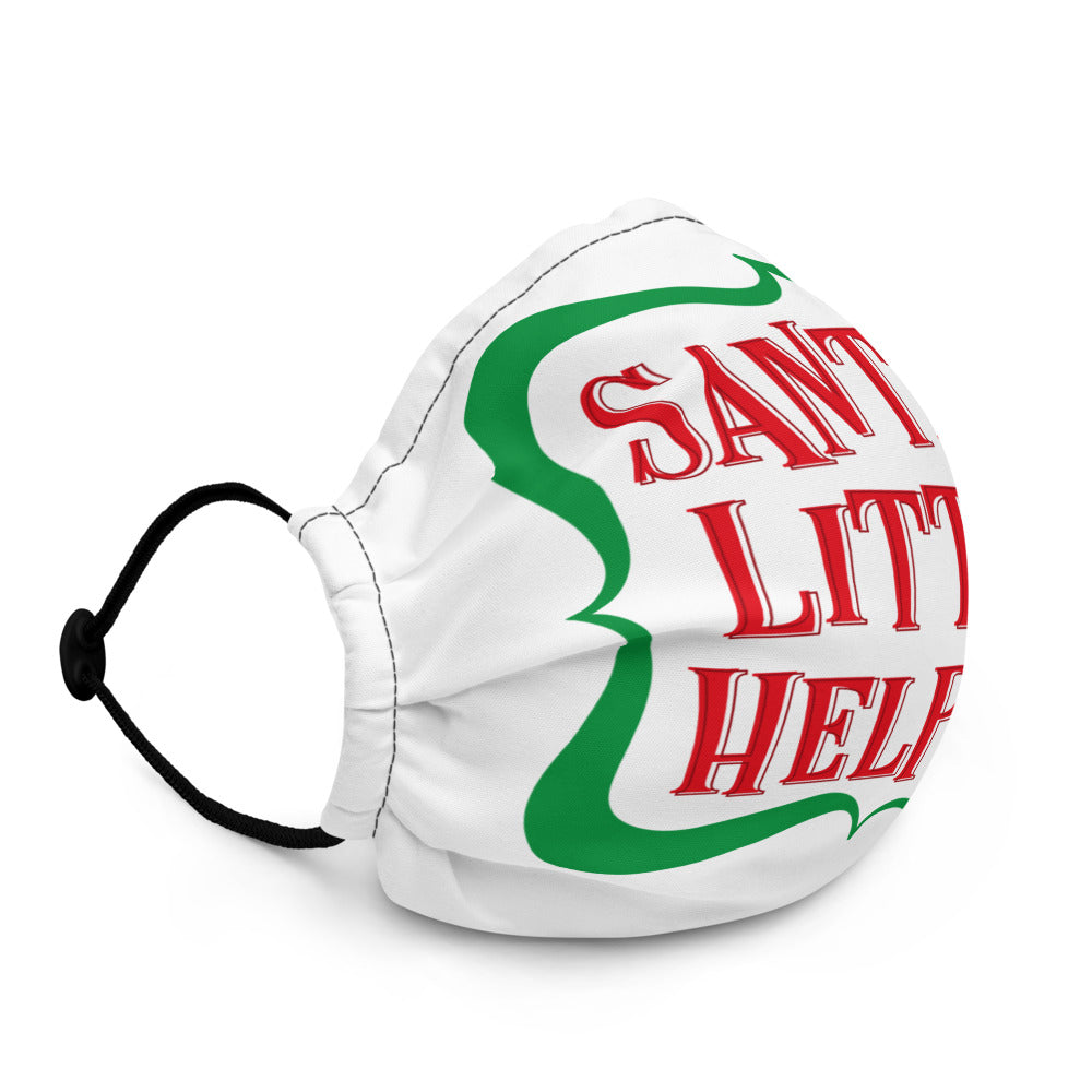 Santa's Little Helper Premium Face Mask