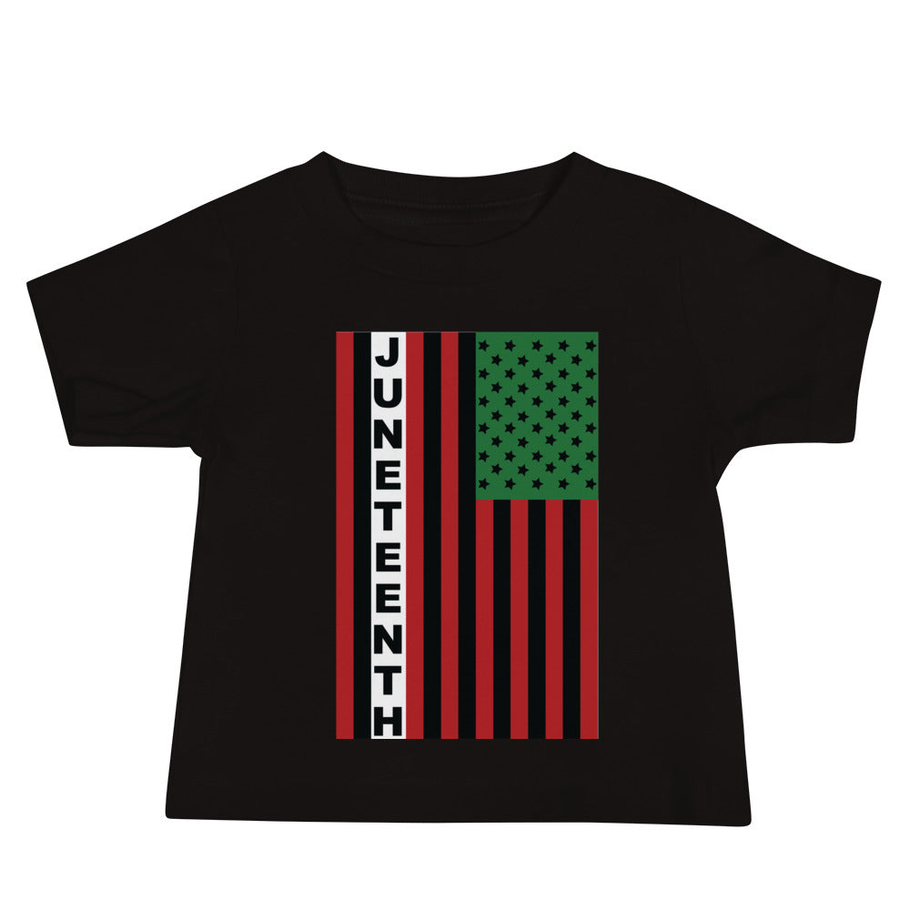 Juneteenth Flag Premium Soft Unisex Baby Tee