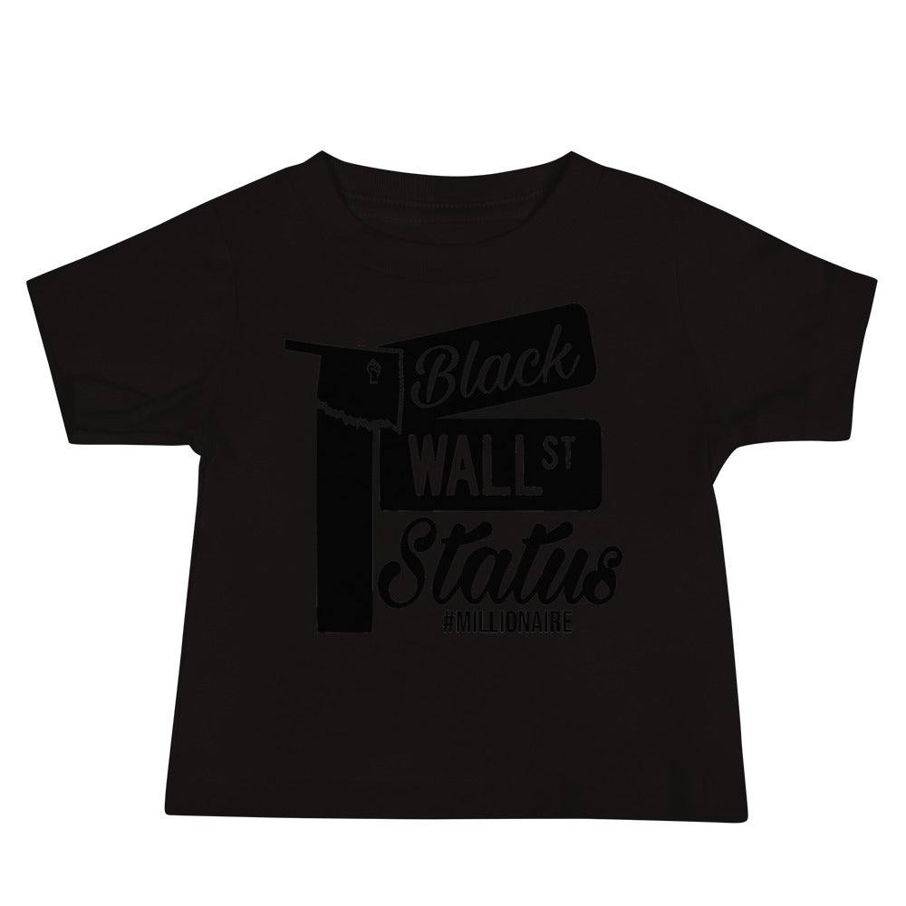 Black Wall Street Status Premium Soft Baby Tee