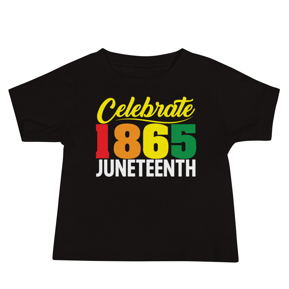 Celebrate 1865 Juneteenth Premium Soft Baby Tee