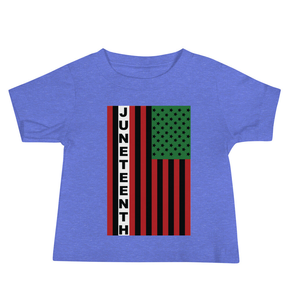 Juneteenth Flag Premium Soft Unisex Baby Tee