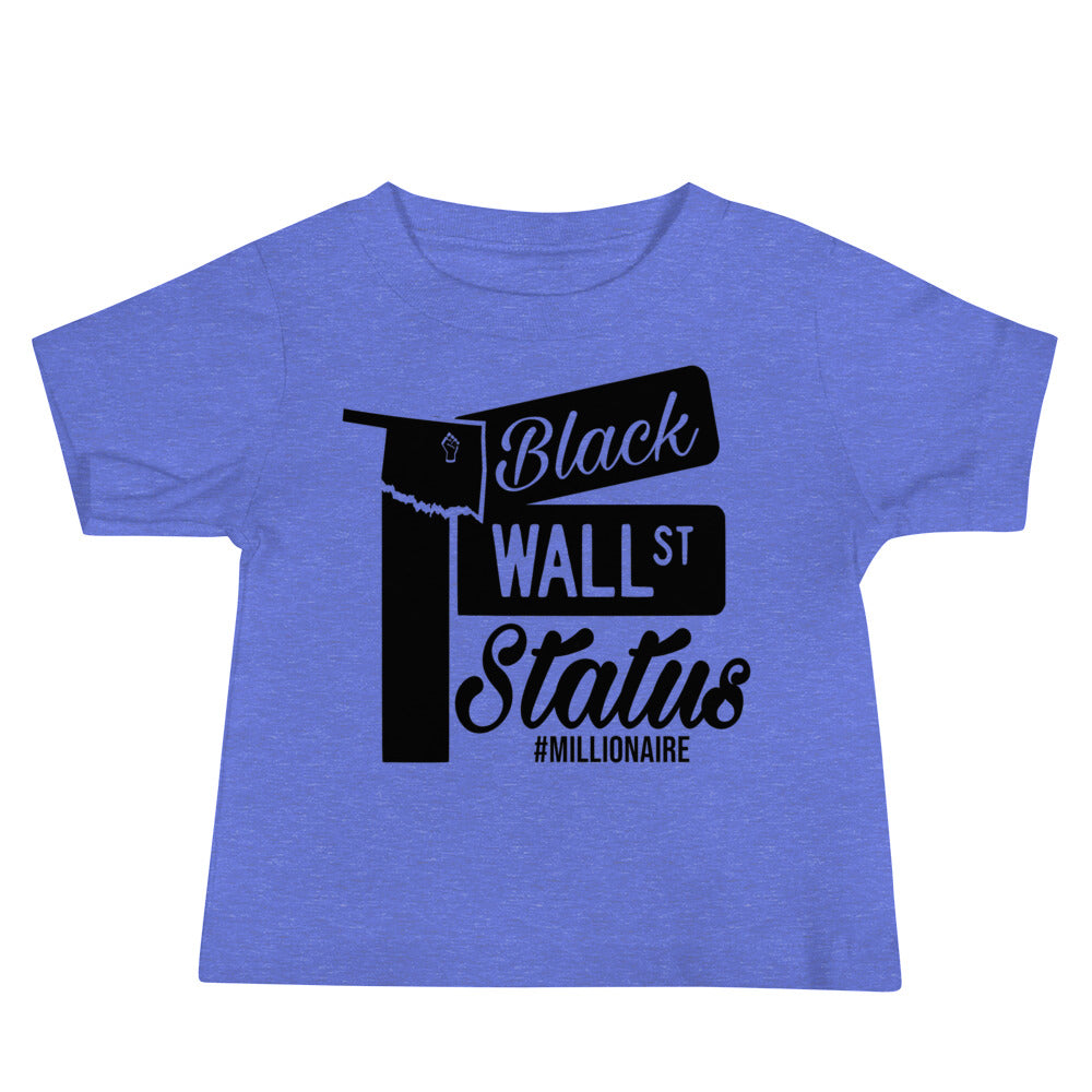 Black Wall Street Status Premium Soft Baby Tee
