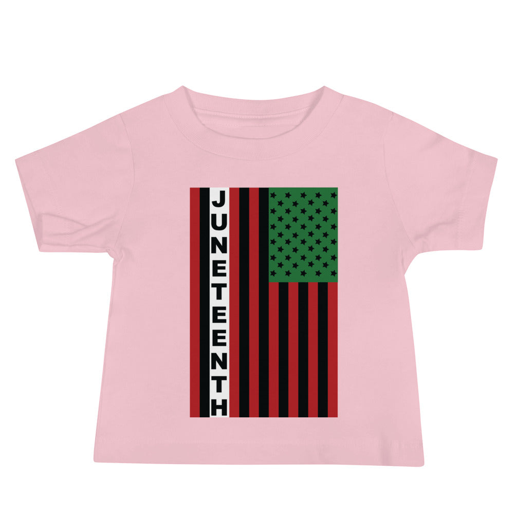 Juneteenth Flag Premium Soft Unisex Baby Tee