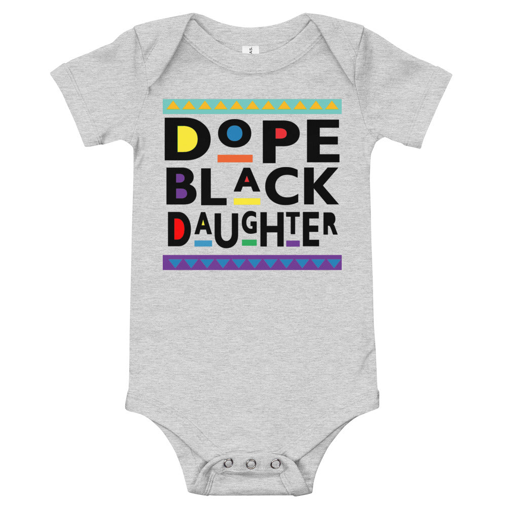 Dope Black Daughter Premium Soft Baby Onesie