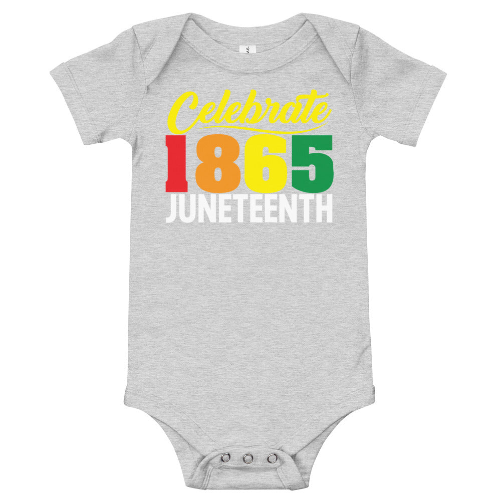 Celebrate 1865 Juneteenth Premium Soft Onesie