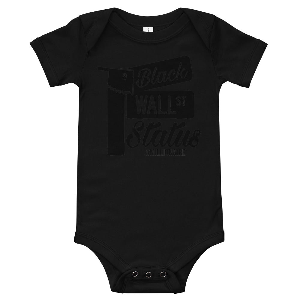 Black Wall Street Status Premium Soft Onesie