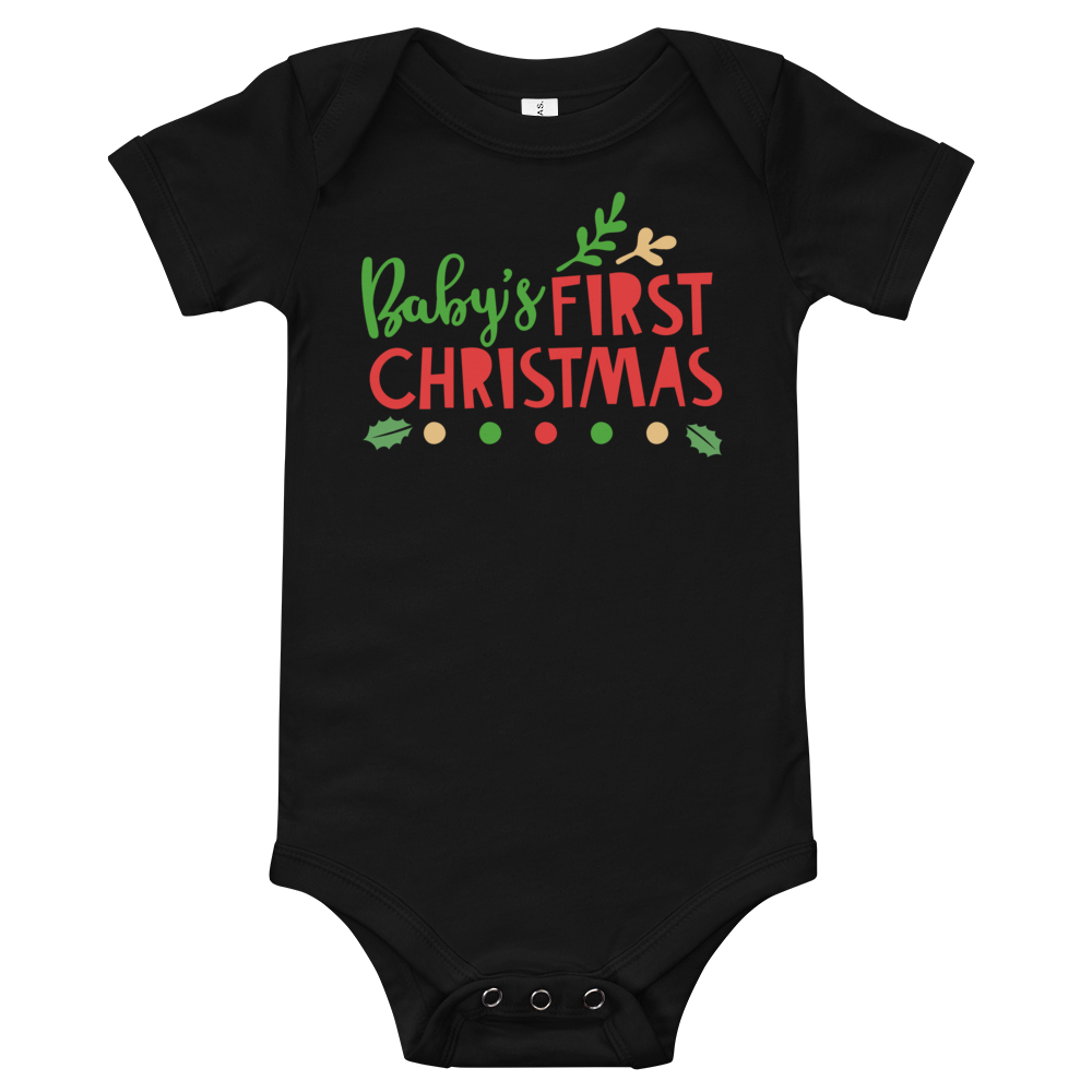 Baby's First Christmas Premium Soft Onesie