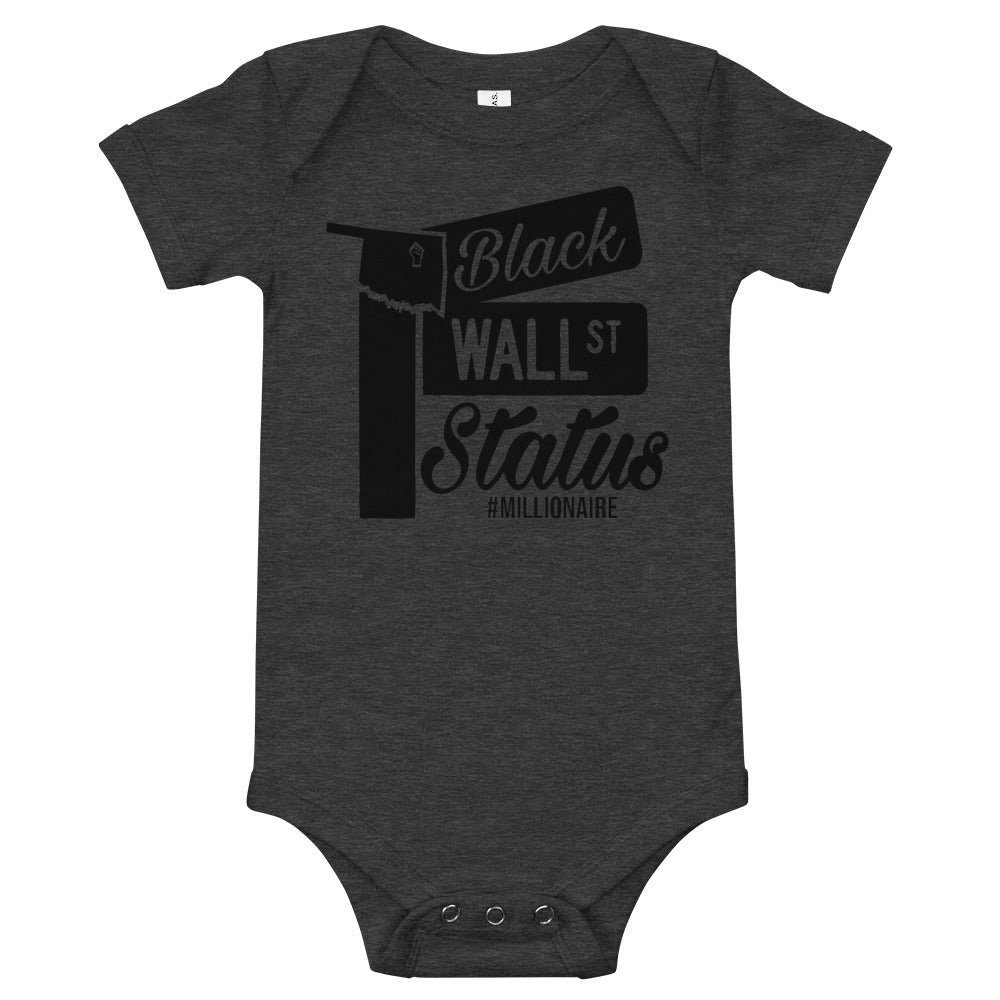 Black Wall Street Status Premium Soft Onesie