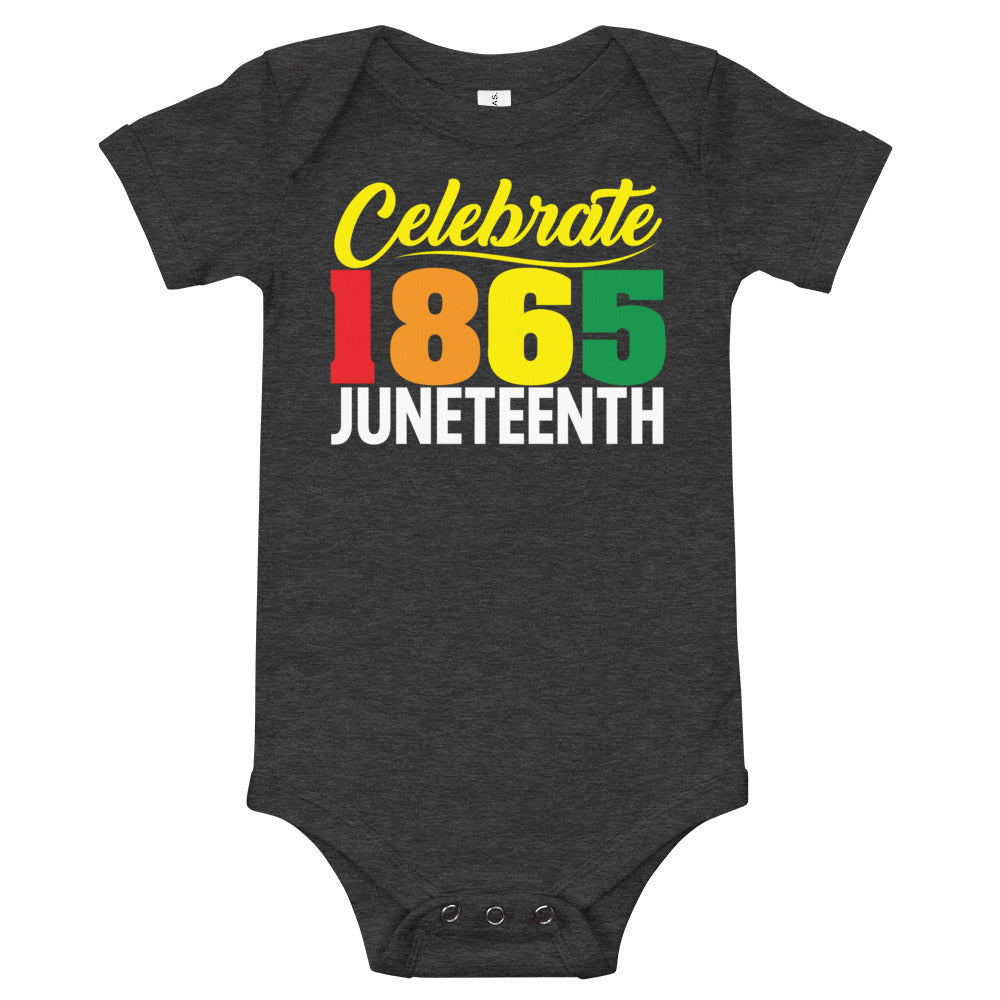 Celebrate 1865 Juneteenth Premium Soft Onesie