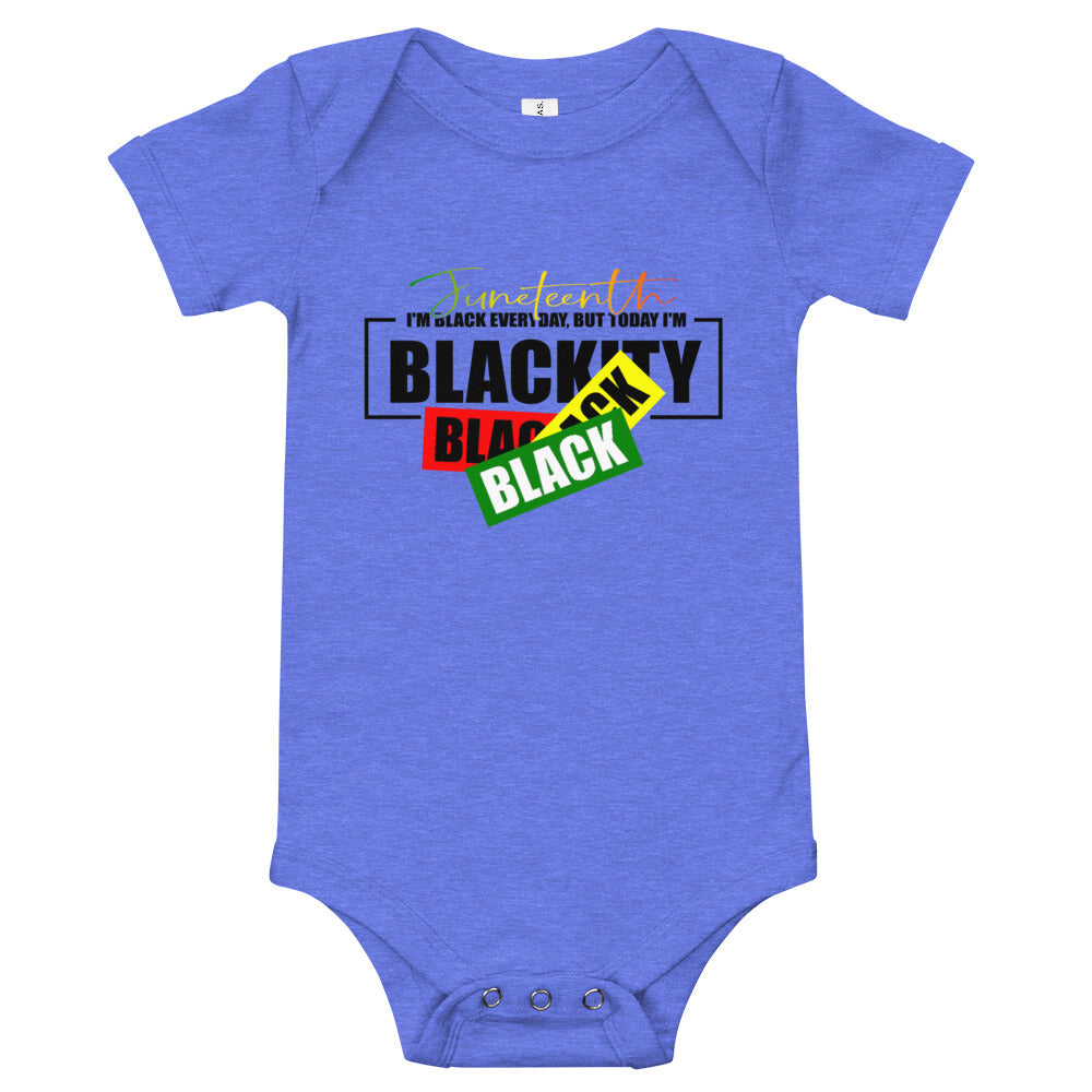 Juneteenth Black Black Premium Soft Onesie