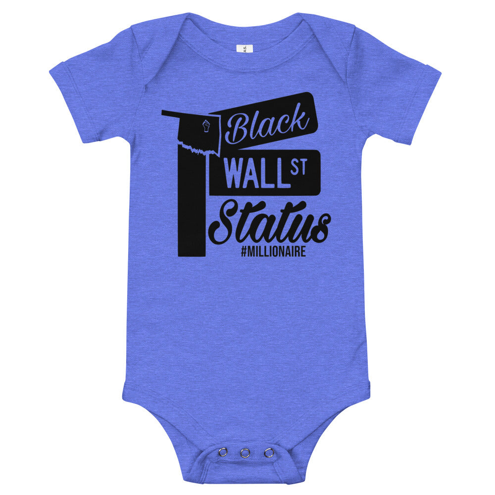 Black Wall Street Status Premium Soft Onesie