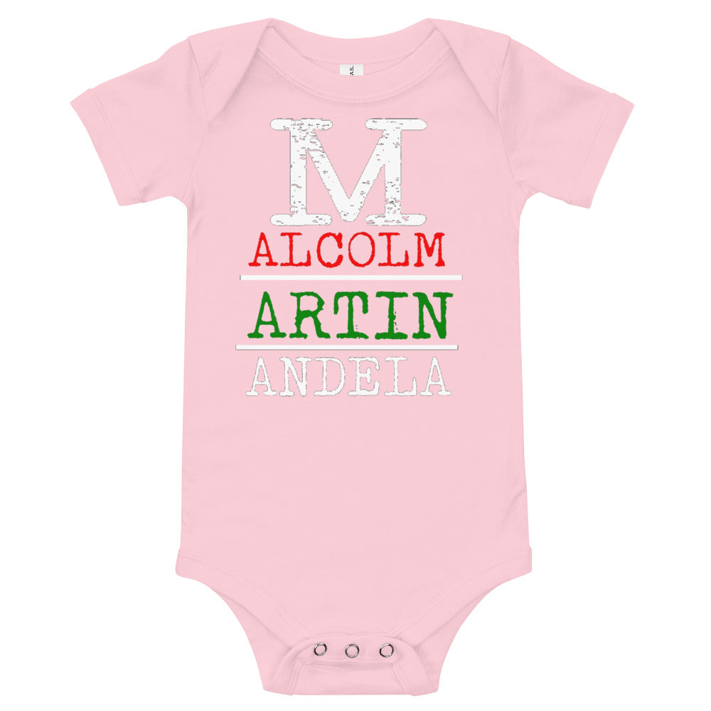 Malcolm Martin Mandela Premium Soft Unisex Onesie