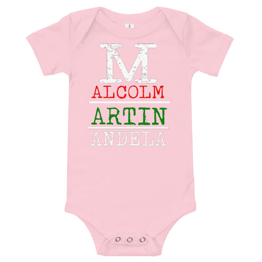 Malcolm Martin Mandela Premium Soft Unisex Onesie