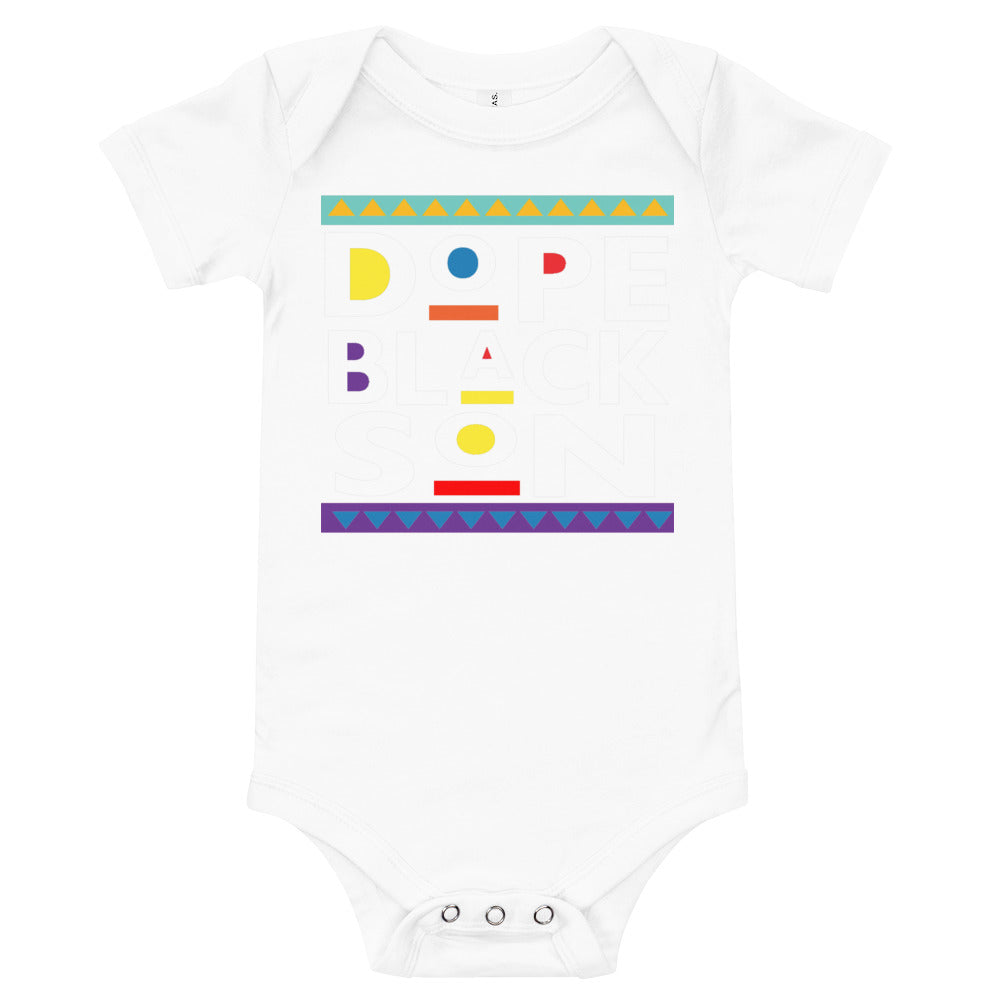 Dope Black Son Premium Soft Baby Onesie