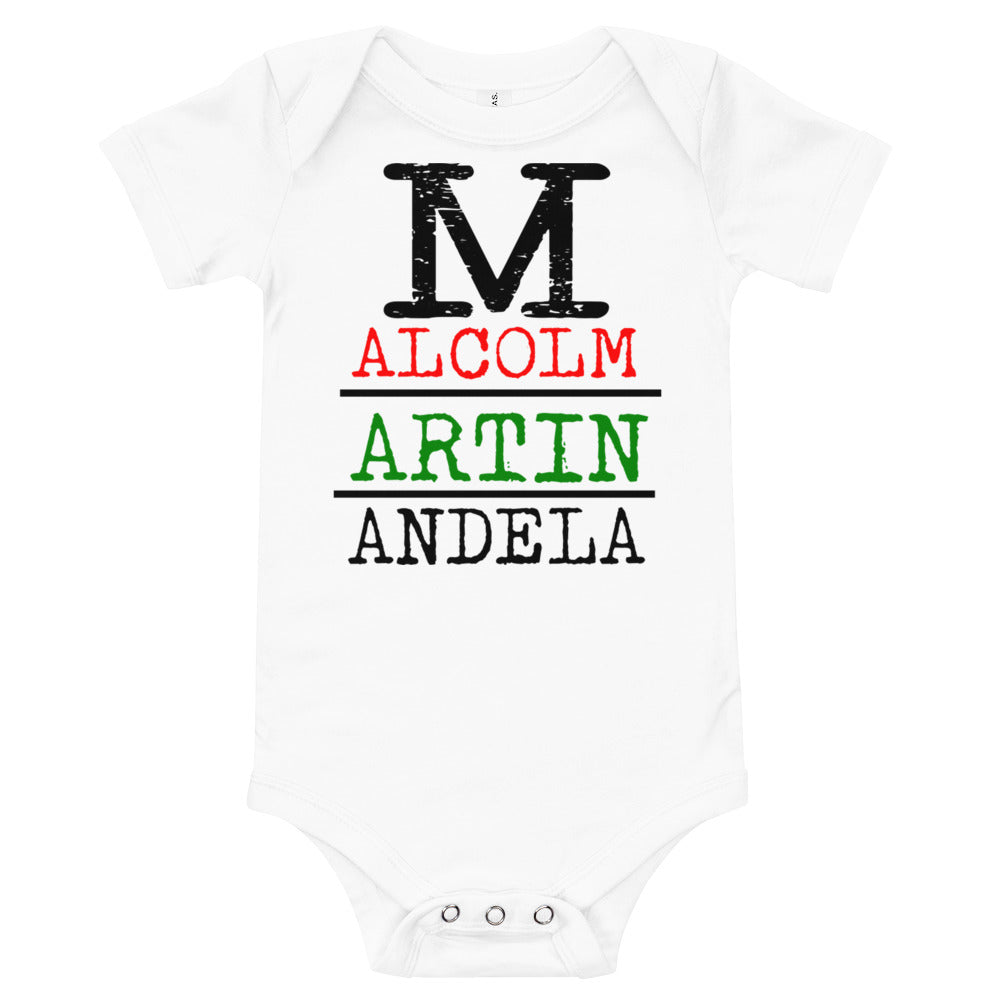 Malcolm Martin Mandela Premium Soft Onesie