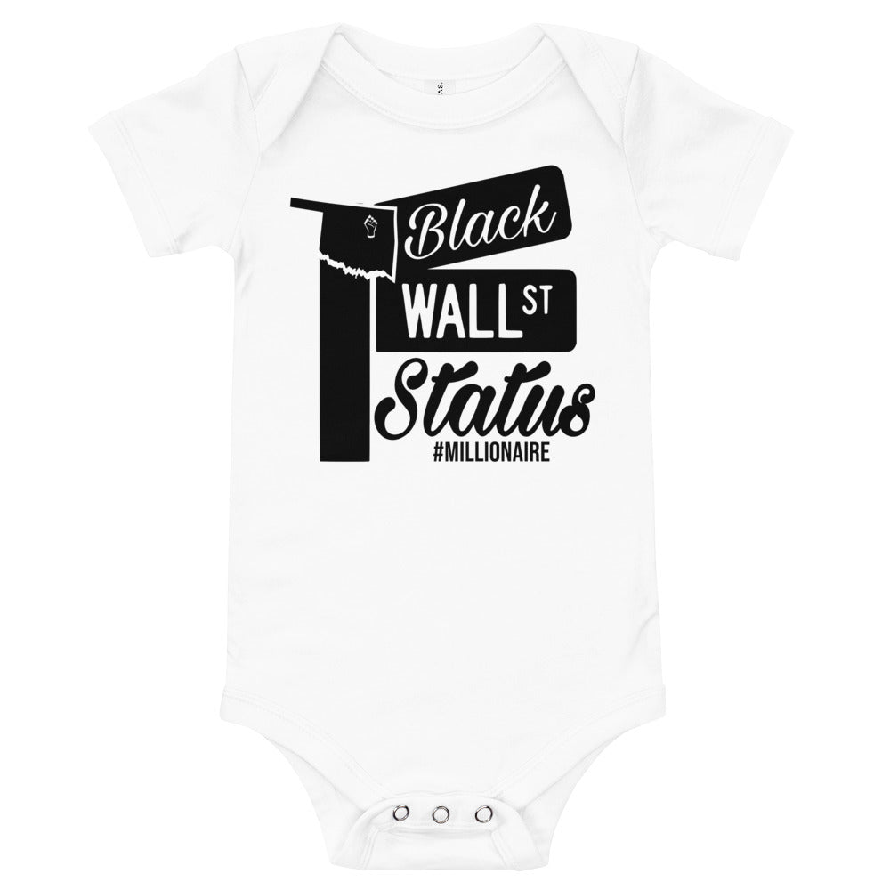 Black Wall Street Status Premium Soft Onesie