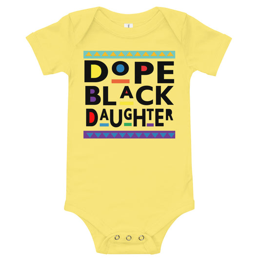 Dope Black Daughter Premium Soft Baby Onesie