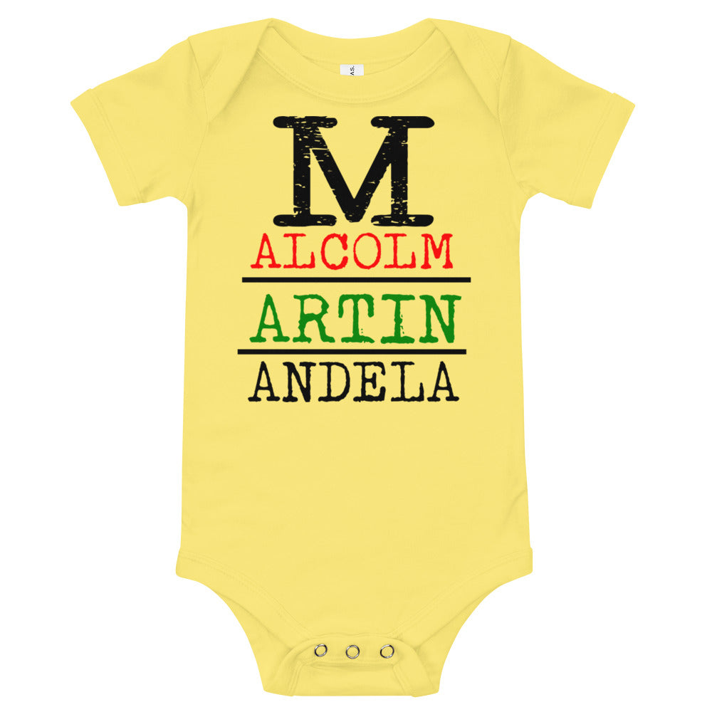 Malcolm Martin Mandela Premium Soft Onesie
