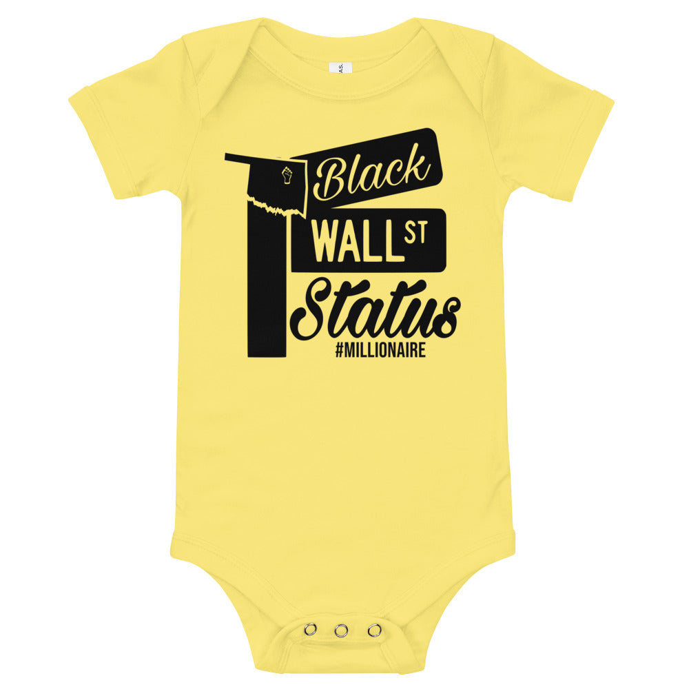 Black Wall Street Status Premium Soft Onesie