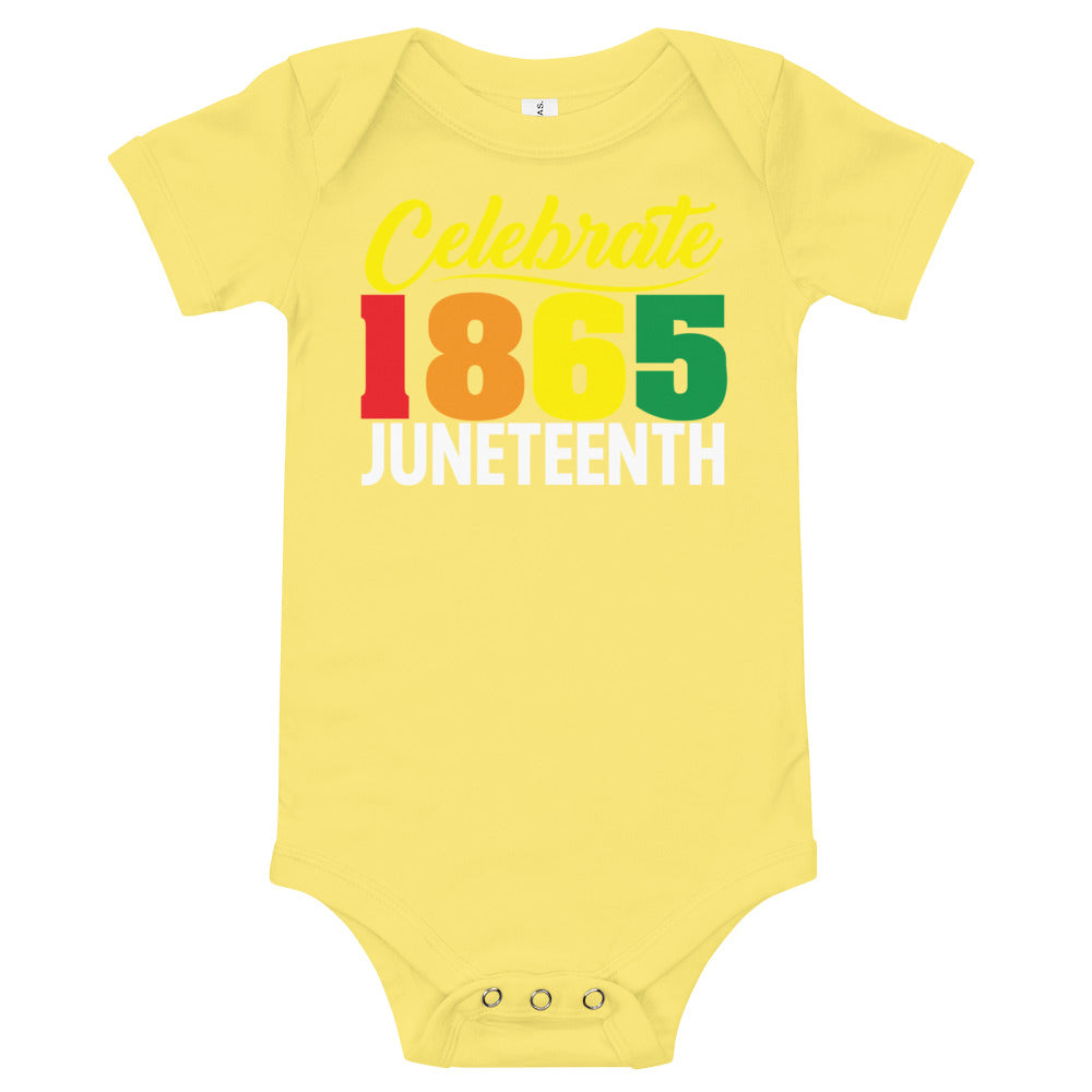 Celebrate 1865 Juneteenth Premium Soft Onesie