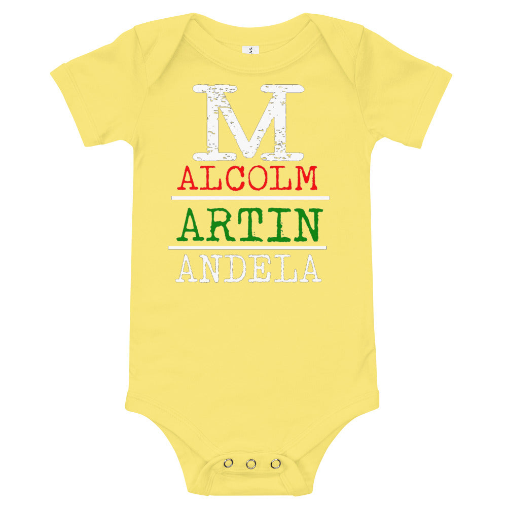 Malcolm Martin Mandela Premium Soft Unisex Onesie
