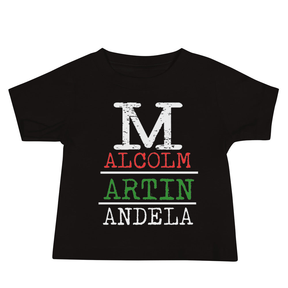 Malcolm Martin Mandela Premium Soft Unisex Baby Tee