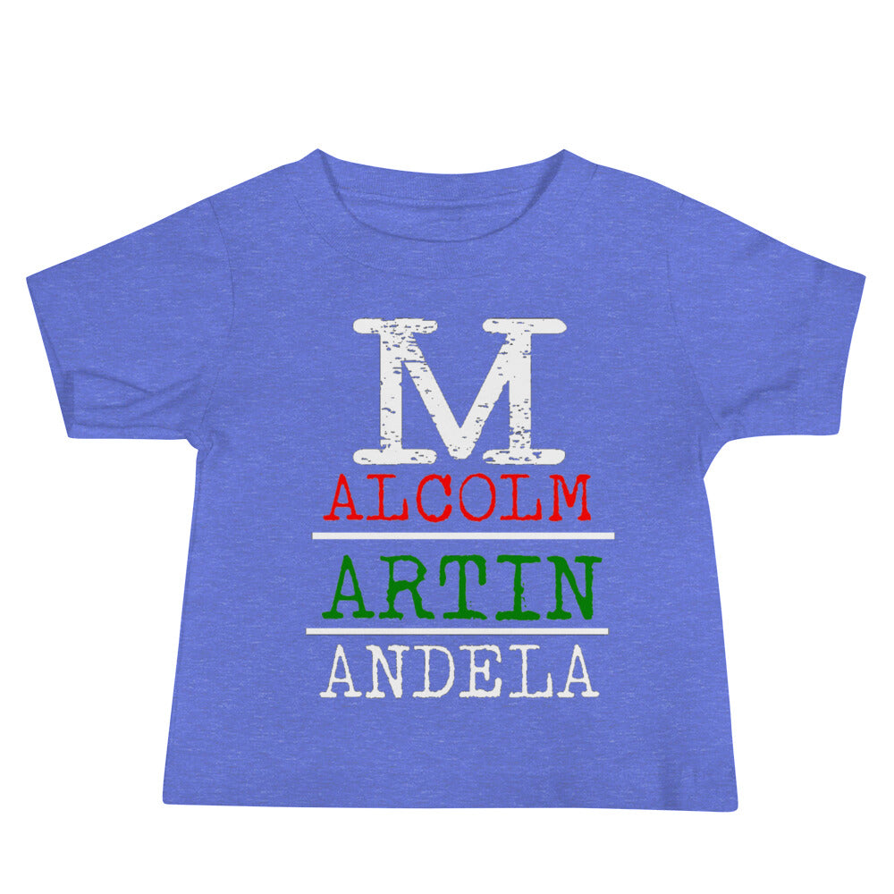 Malcolm Martin Mandela Premium Soft Unisex Baby Tee