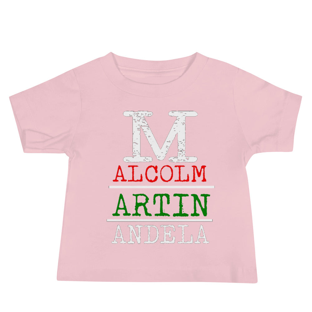 Malcolm Martin Mandela Premium Soft Unisex Baby Tee