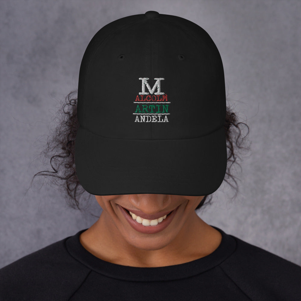 Malcolm Martin Mandela Dad Hat