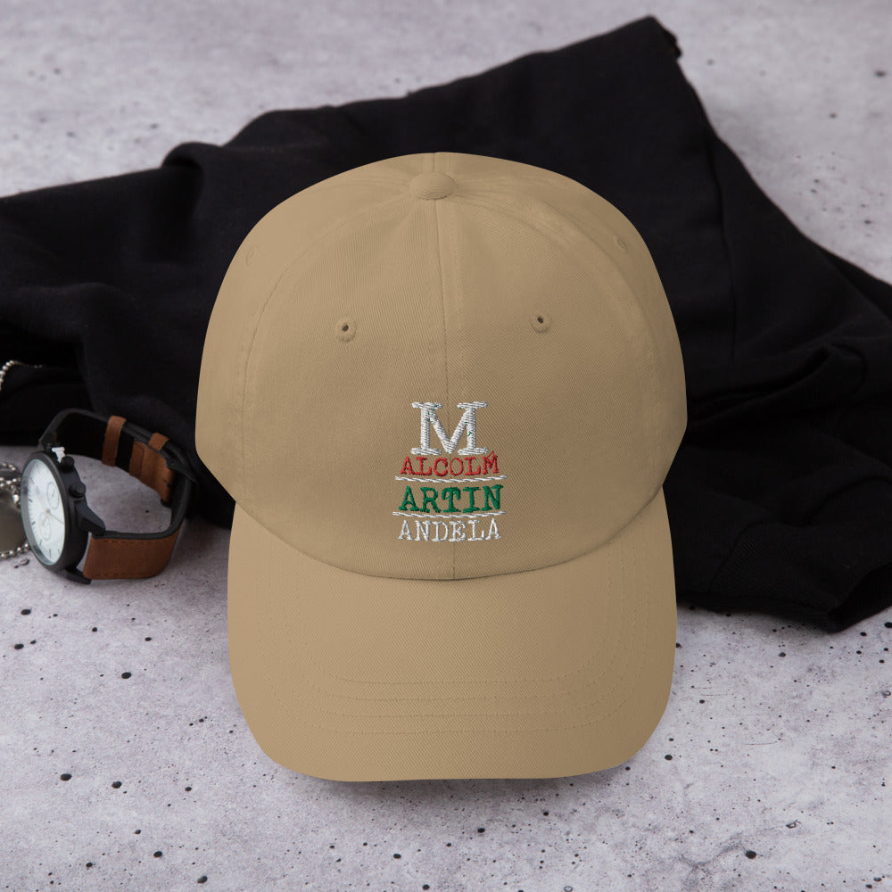 Malcolm Martin Mandela Dad Hat