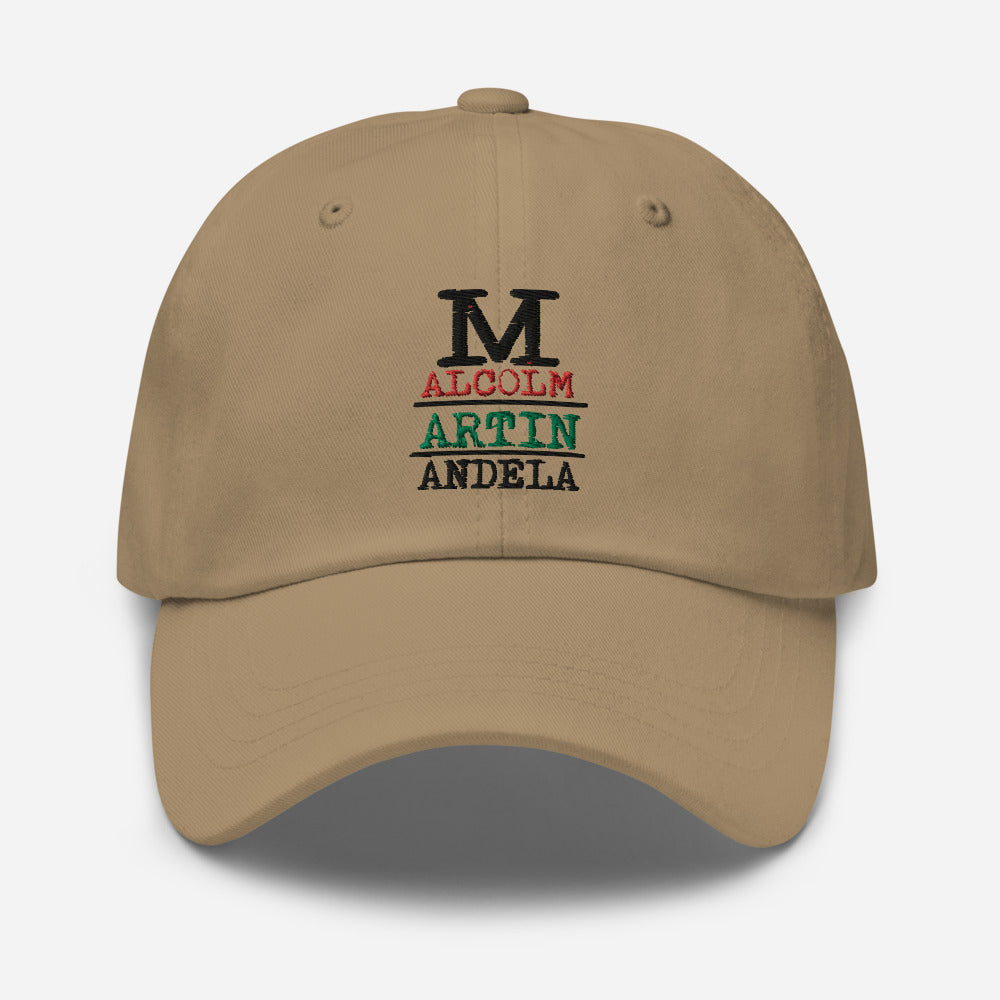 Malcolm Martin Mandela Dad Hat