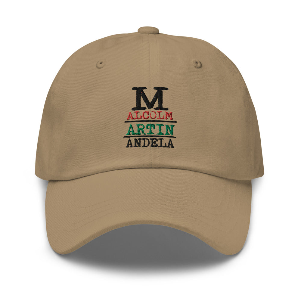 Malcolm Martin Mandela Dad Hat
