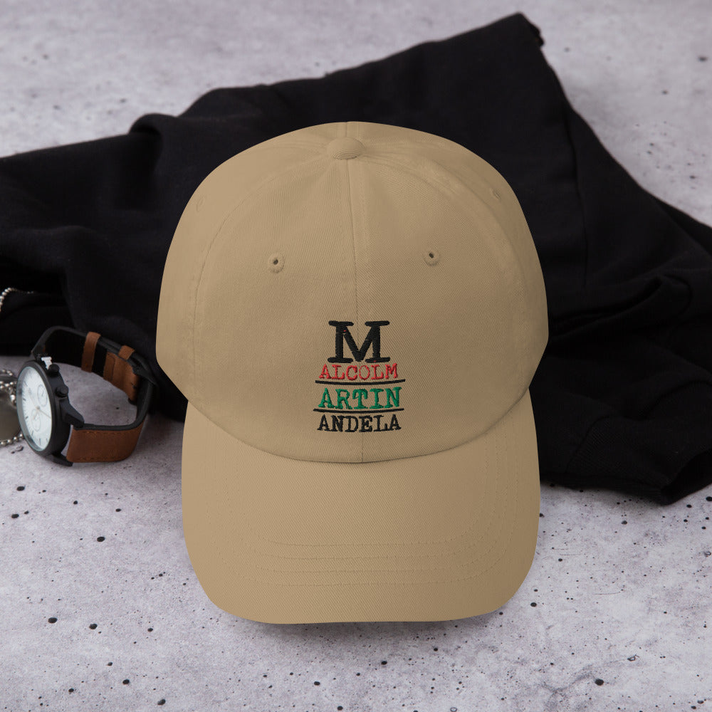 Malcolm Martin Mandela Dad Hat