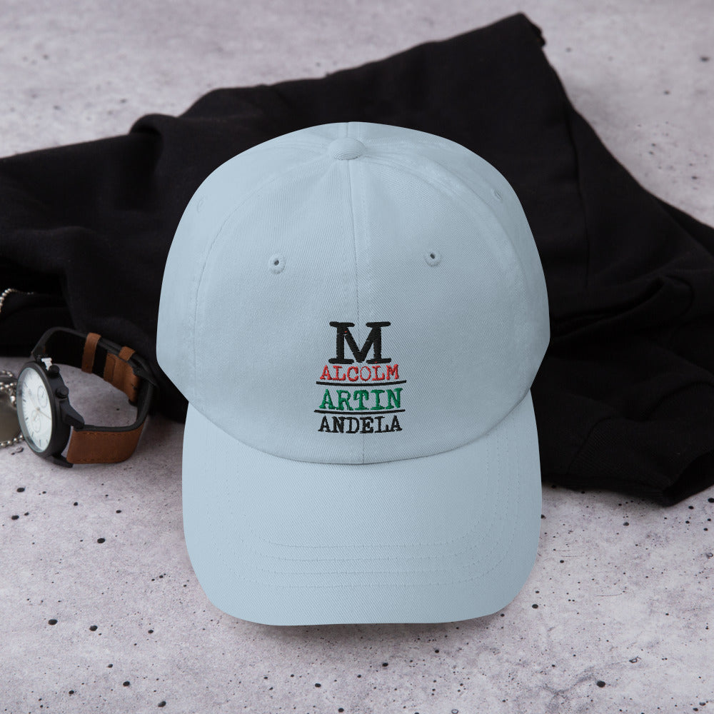 Malcolm Martin Mandela Dad Hat