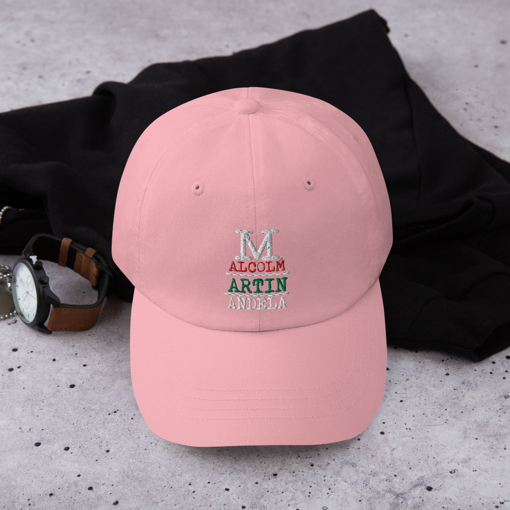 Malcolm Martin Mandela Dad Hat