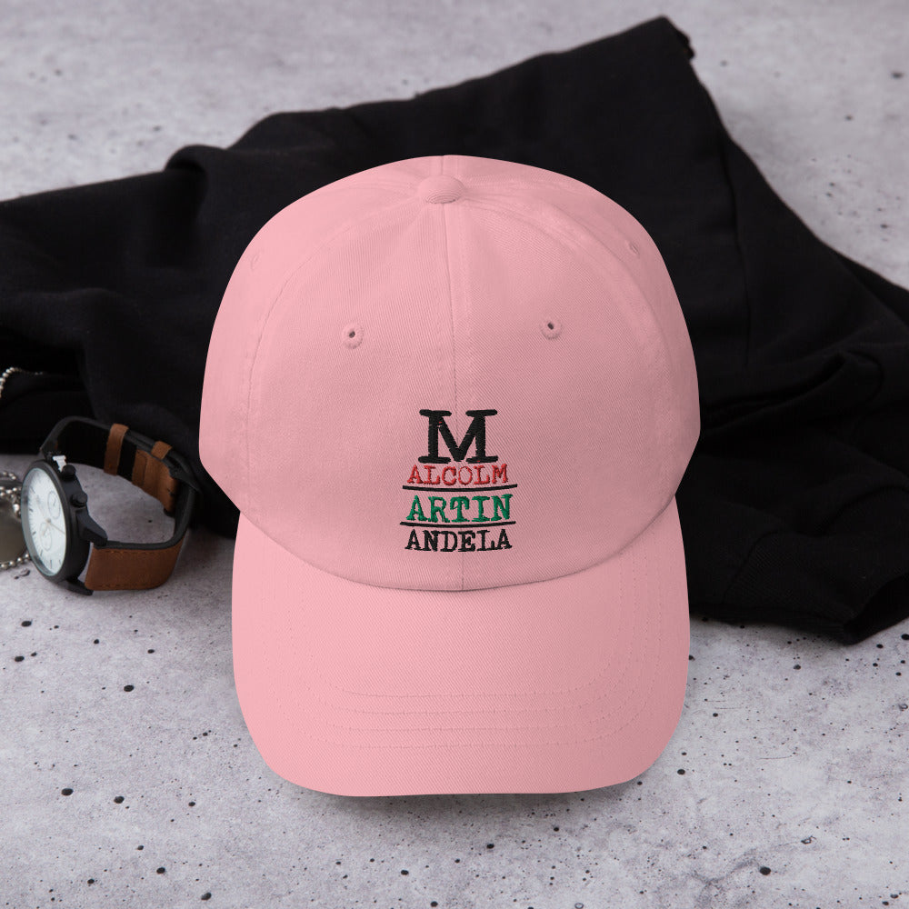 Malcolm Martin Mandela Dad Hat