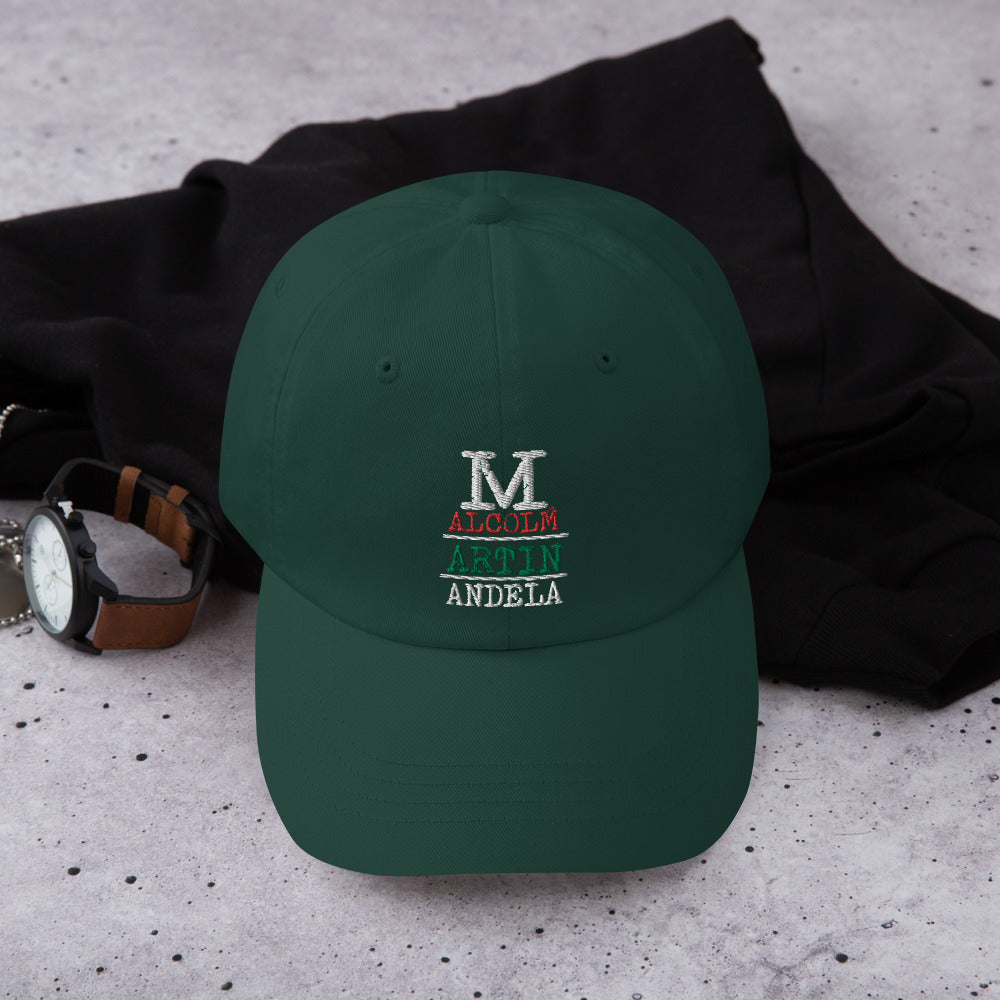 Malcolm Martin Mandela Dad Hat