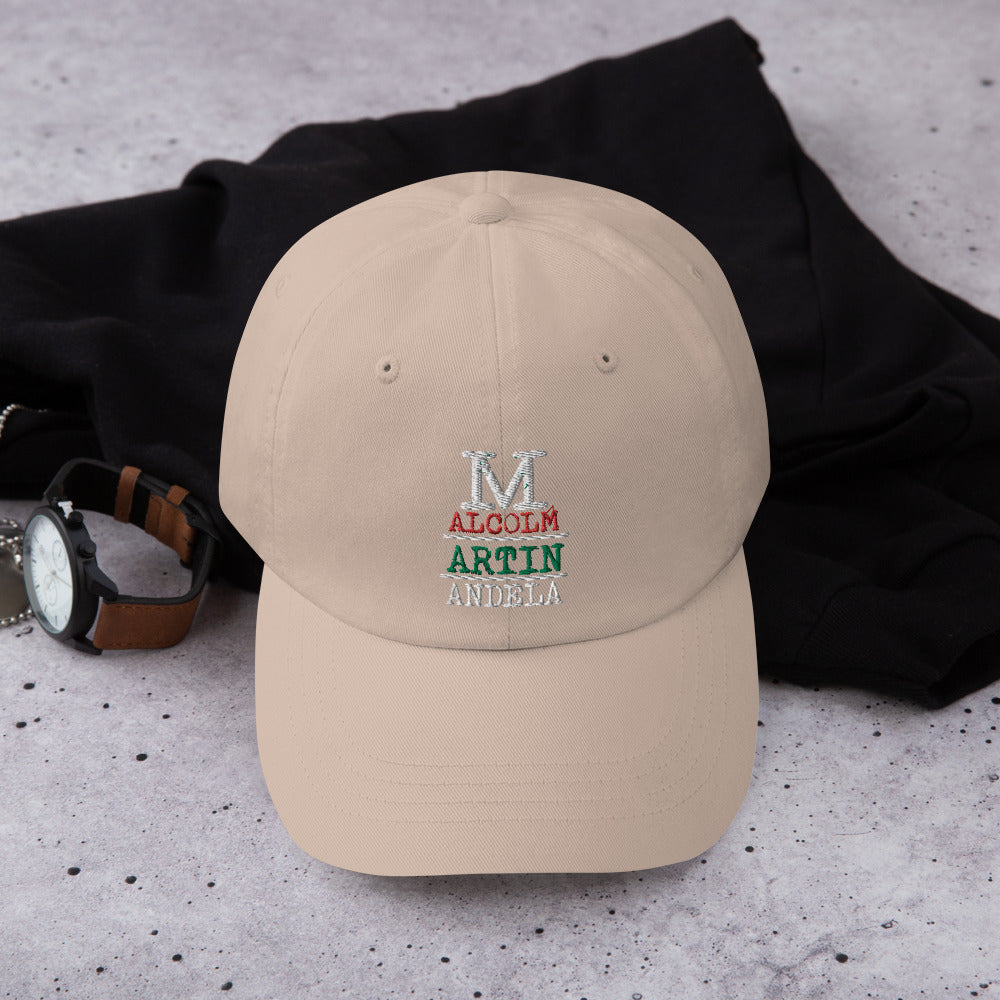 Malcolm Martin Mandela Dad Hat